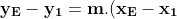 \\\mathbf{y_E-y_1=m.(x_E-x_1)\;\pm\;r_1.\sqrt{1+m^2}}